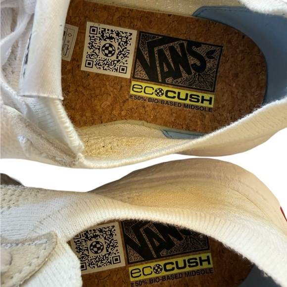 Vans Women's White Knit Sneakers - Picture 3 of 10